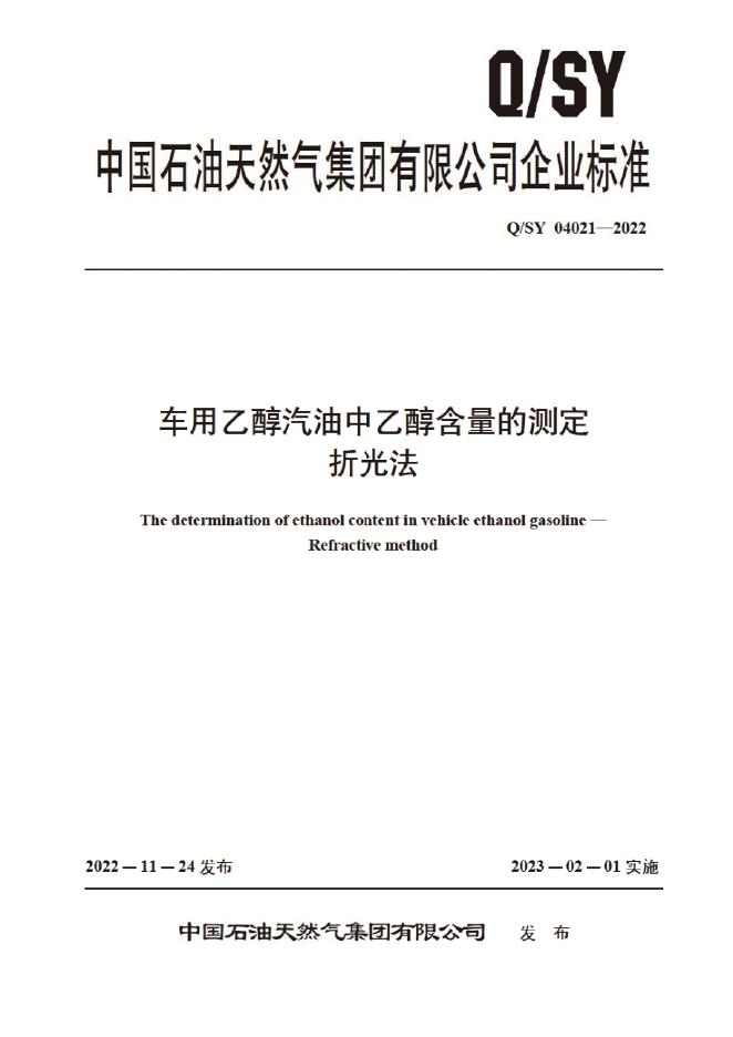 Q/SY 04021-2022 标准预览