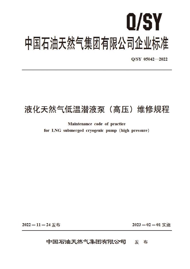 Q/SY 05042-2022 标准预览
