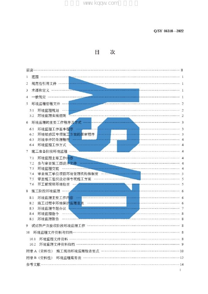 Q/SY 06318-2022 标准预览