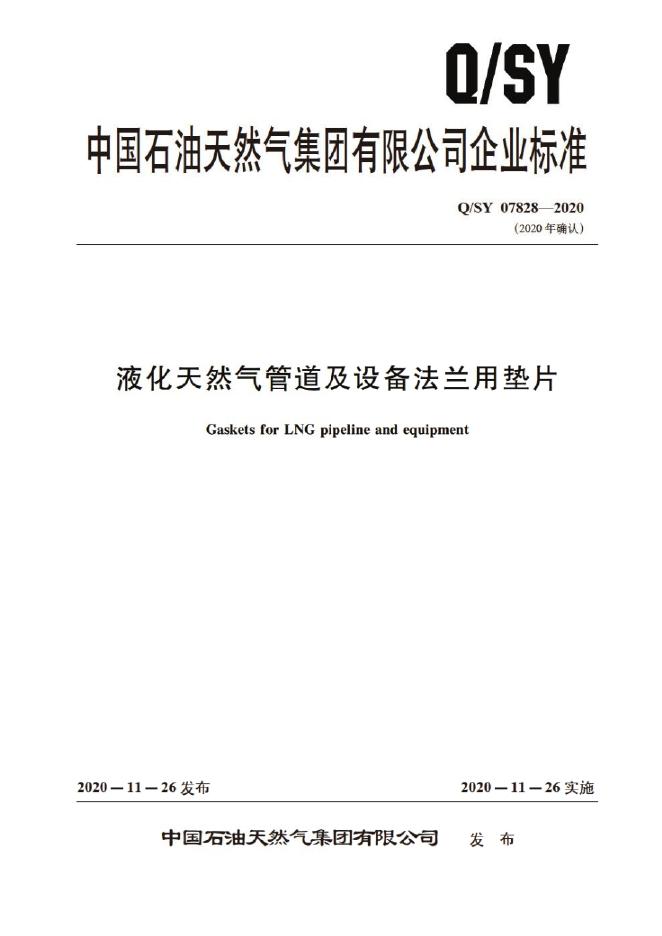 Q/SY 07828-2020 标准预览