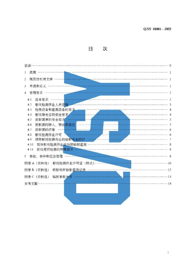 Q/SY 08001-2022 标准预览