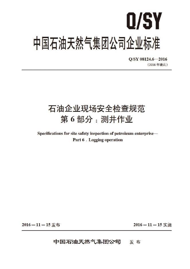 Q/SY 08124.6-2016 标准预览