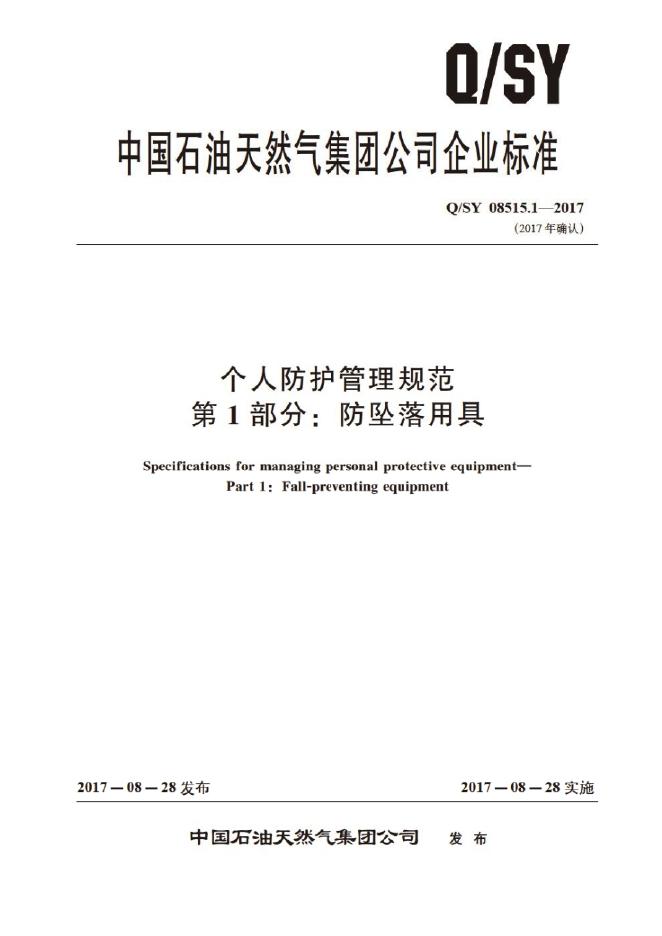 Q/SY 08515.1-2017 标准预览