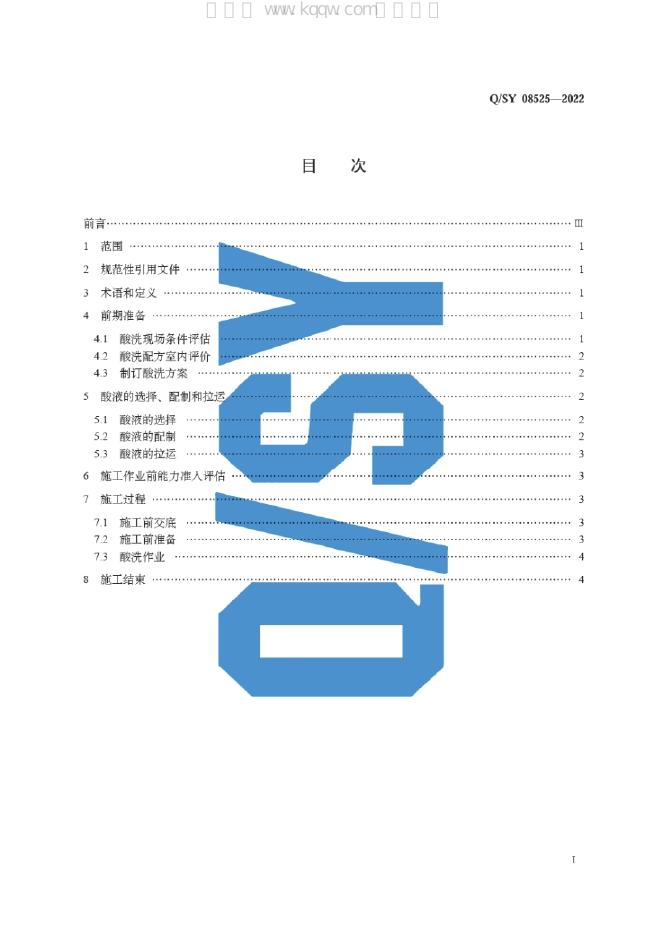 Q/SY 08525-2022 标准预览