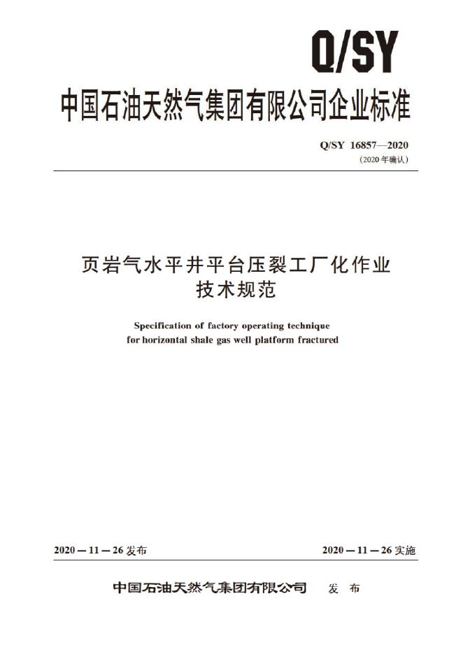 Q/SY 16857-2020 标准预览