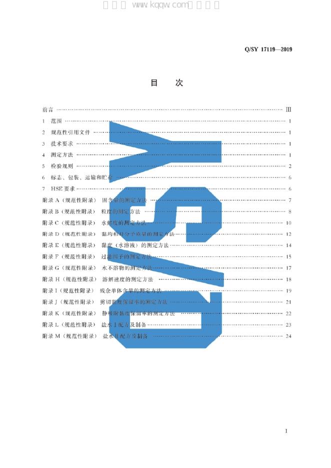 Q/SY 17119-2019 标准预览