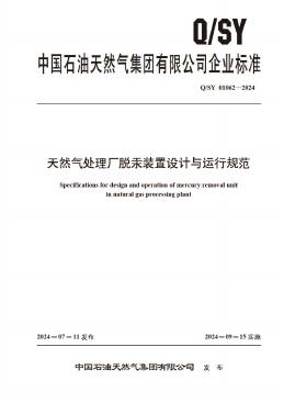 Q/SY 01062-2024 标准预览