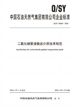 Q/SY 01065-2024 标准预览