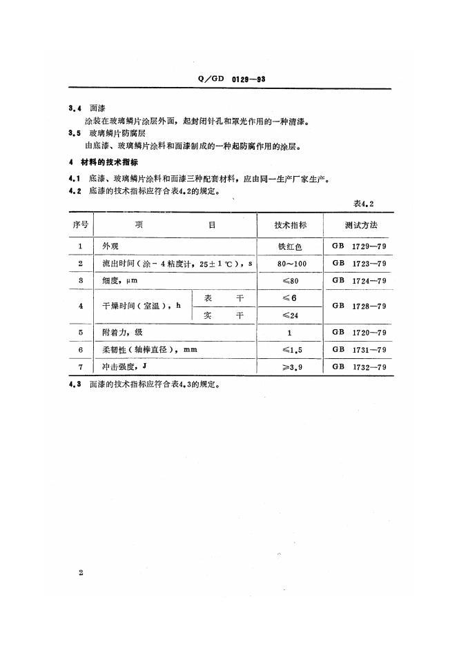 Q/CNPC-GD 0129-1993 标准预览