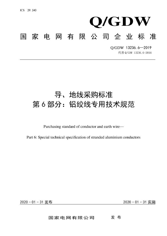 Q/GDW 13236.6-2019 标准预览
