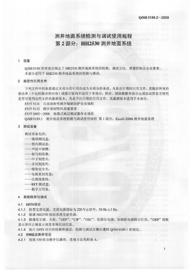 Q/SH 0189.2-2009 标准预览