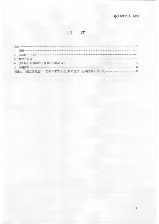 Q/SH 0271.1-2009 标准预览