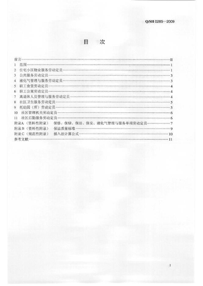 Q/SH 0285-2009 标准预览