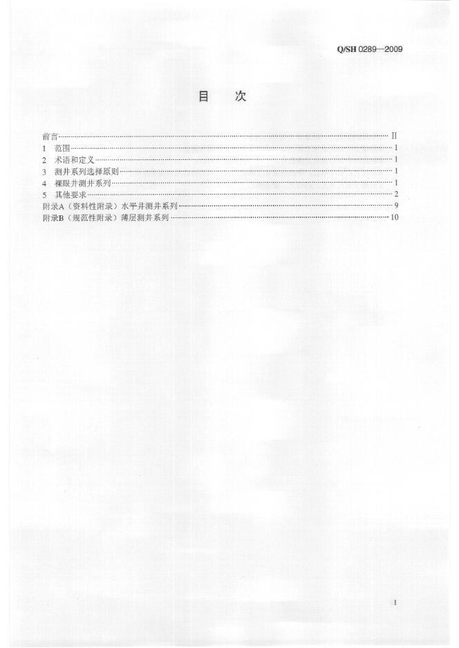 Q/SH 0289-2009 标准预览