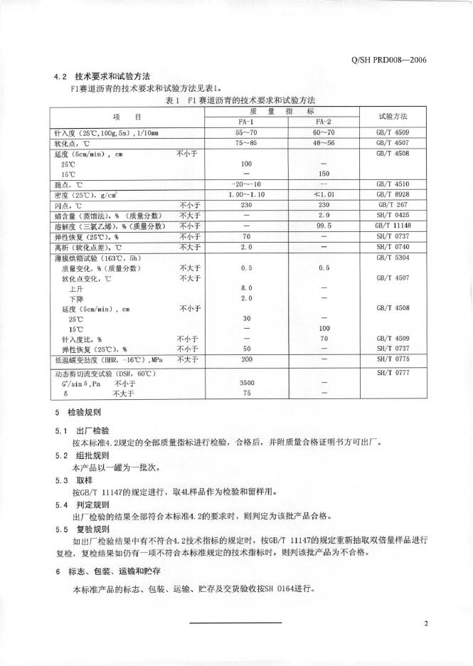 Q/SH PRD008-2006 标准预览