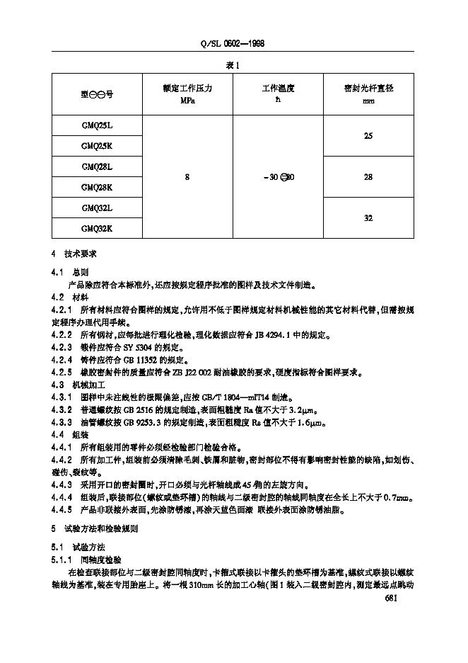 Q/SL 0602-1998 标准预览