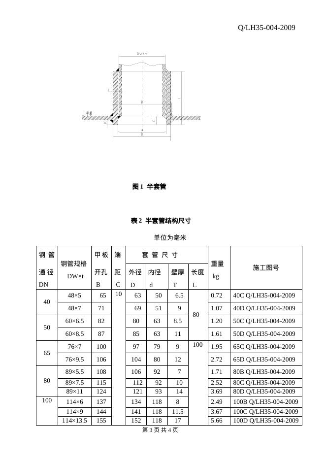 Q/LH 35-004-2009 标准预览