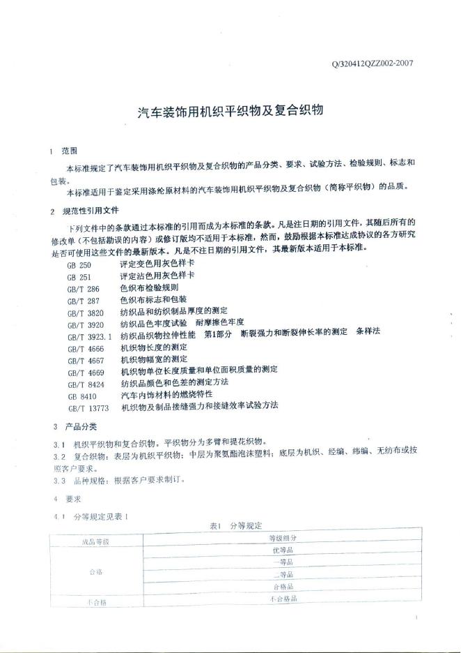Q/320412 QZZ002-2007 标准预览