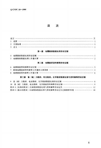 Q/CNPC 10-1999 标准预览