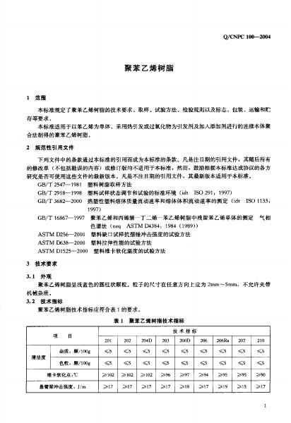 Q/CNPC 100-2004 标准预览