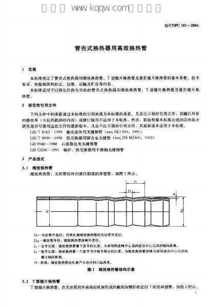 Q/CNPC 101-2004 标准预览