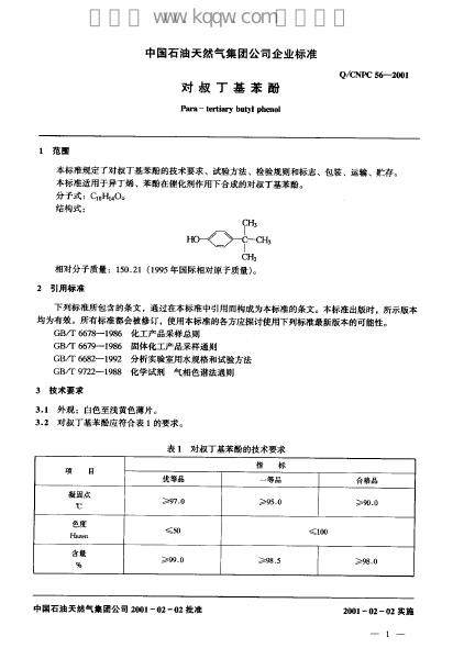 Q/CNPC 56-2004 标准预览