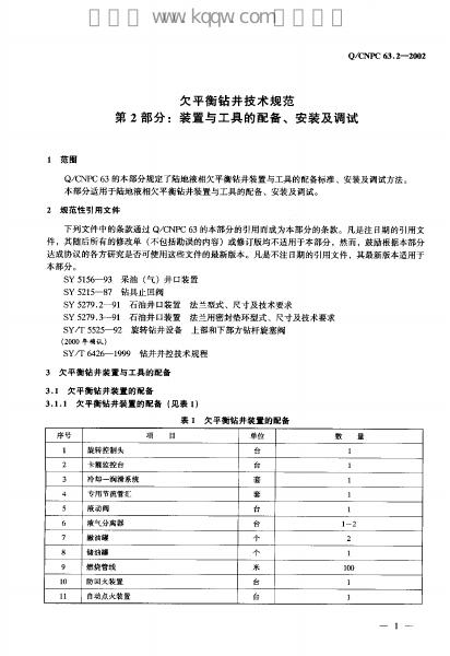 Q/CNPC 63.2-2002 标准预览