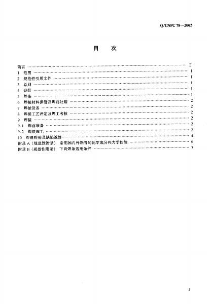 Q/CNPC 78-2002 标准预览