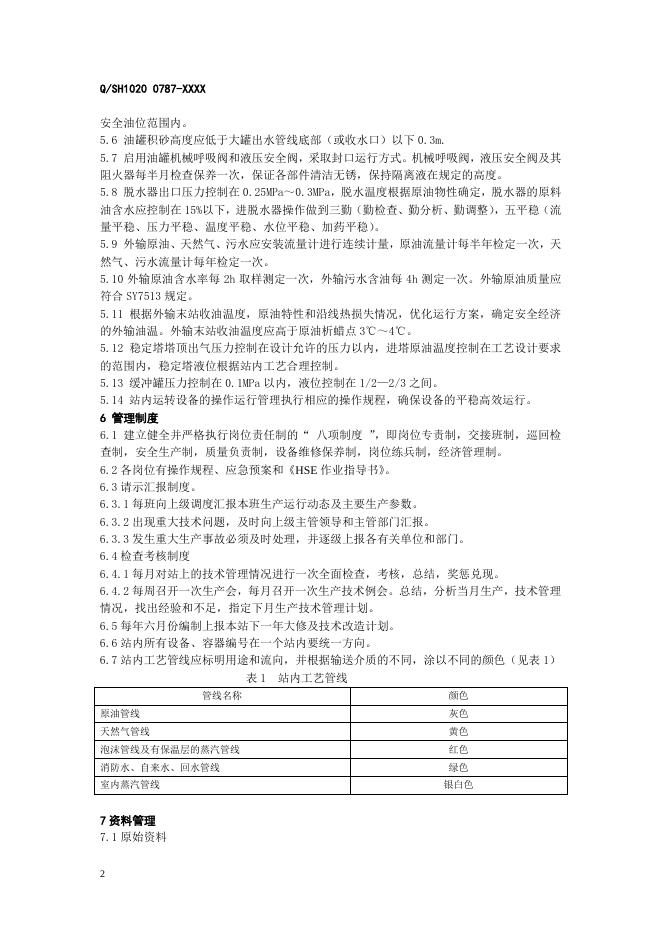 Q/SH1020 0787-2007 标准预览