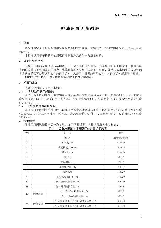Q/SH1020 1572-2006 标准预览