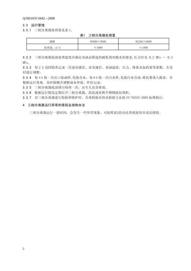 Q/SH1035 0442-2008 标准预览