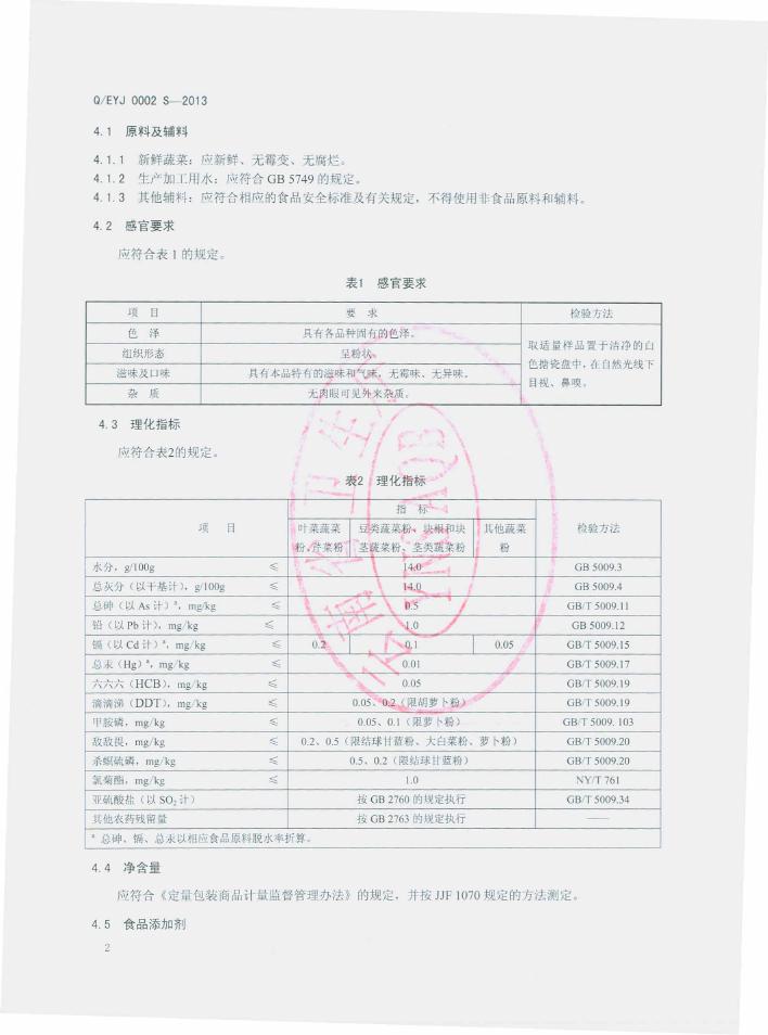 Q/EYJ 0002S-2013 标准预览