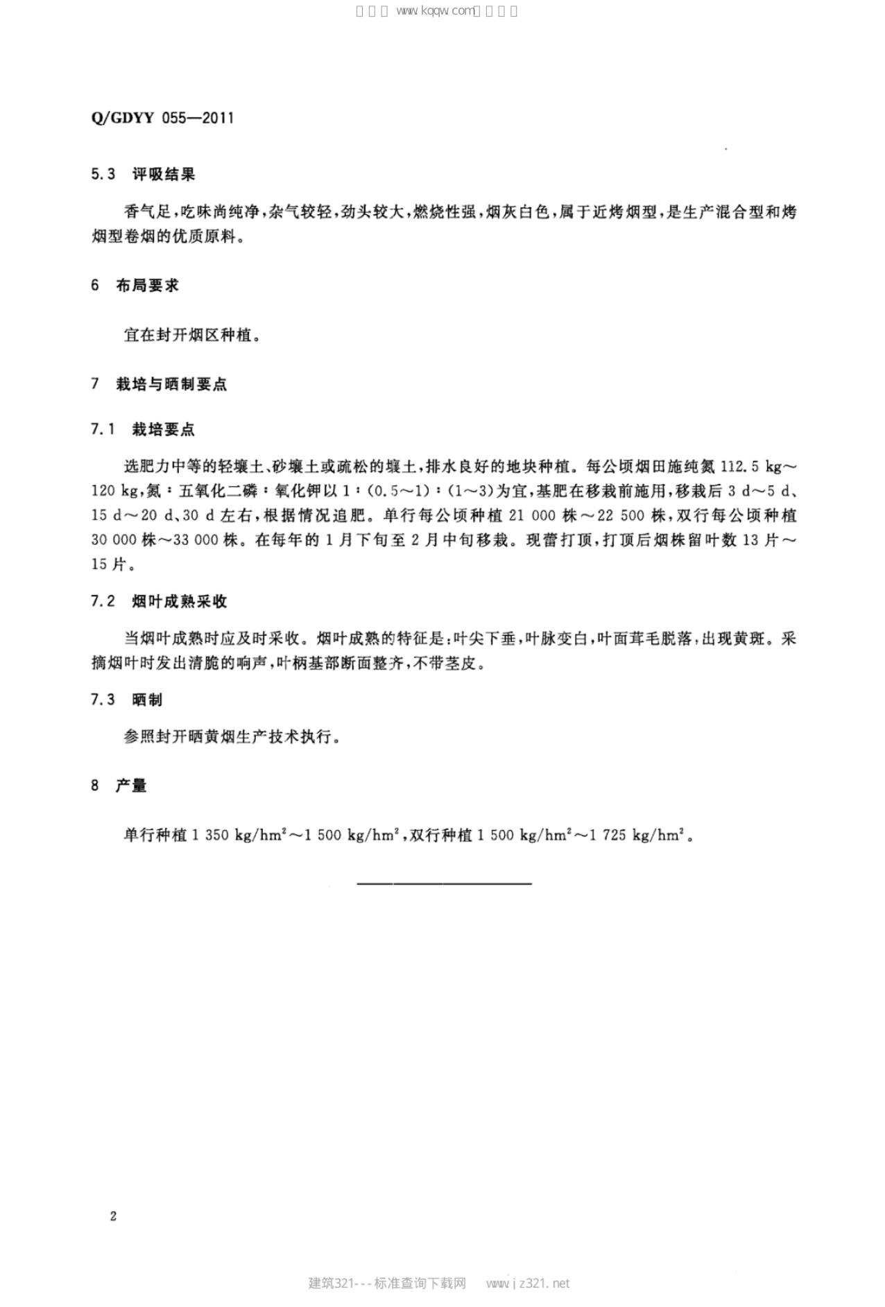 Q/GDYY 055-2011 标准预览