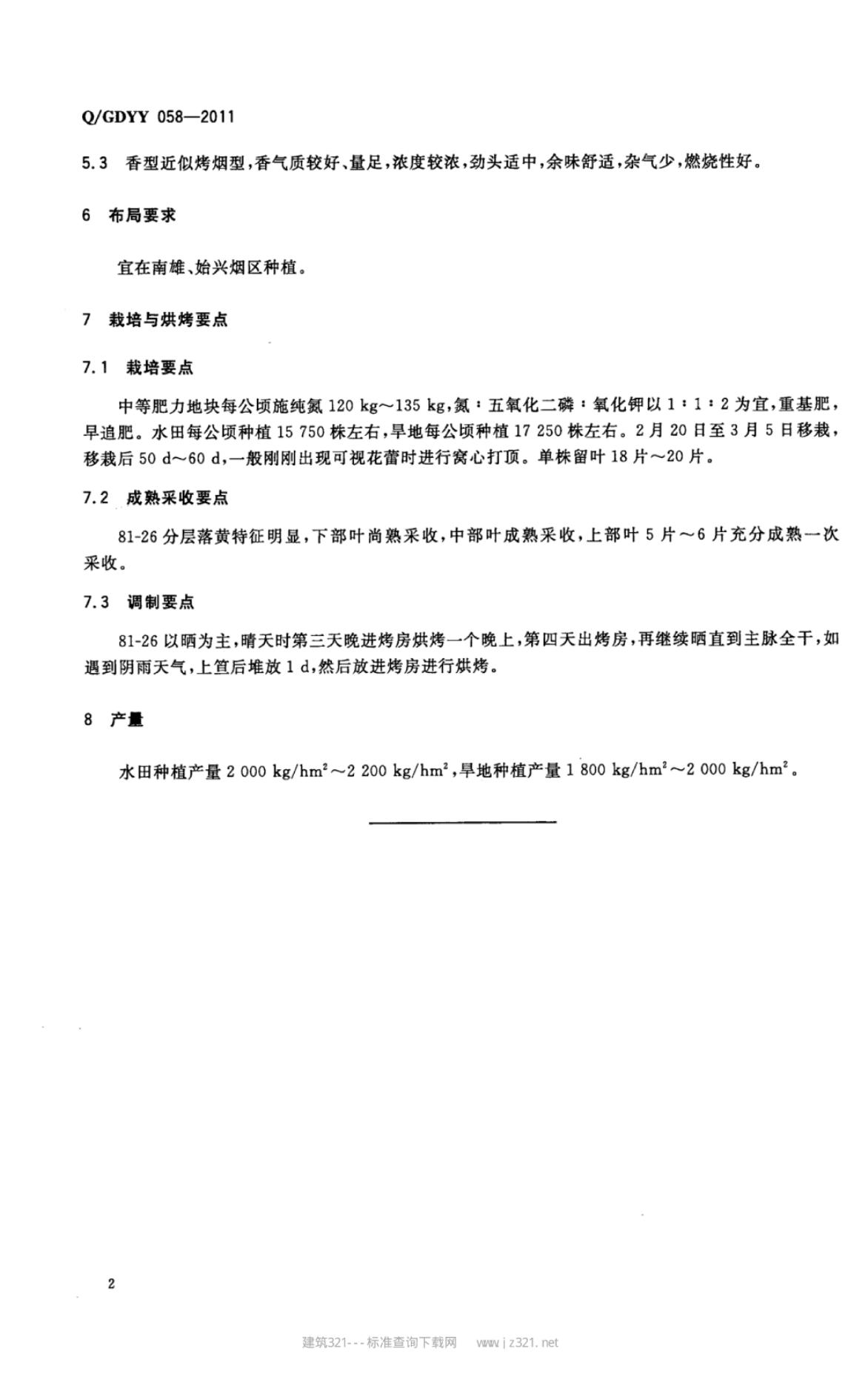 Q/GDYY 058-2011 标准预览