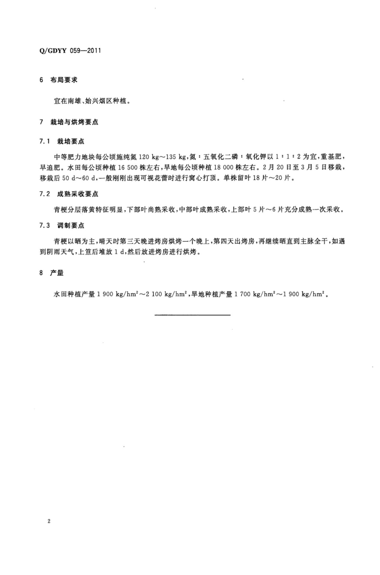 Q/GDYY 059-2011 标准预览