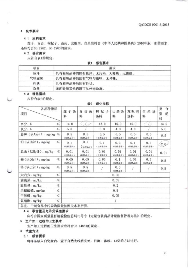Q/GDZH 0001S-2015 标准预览