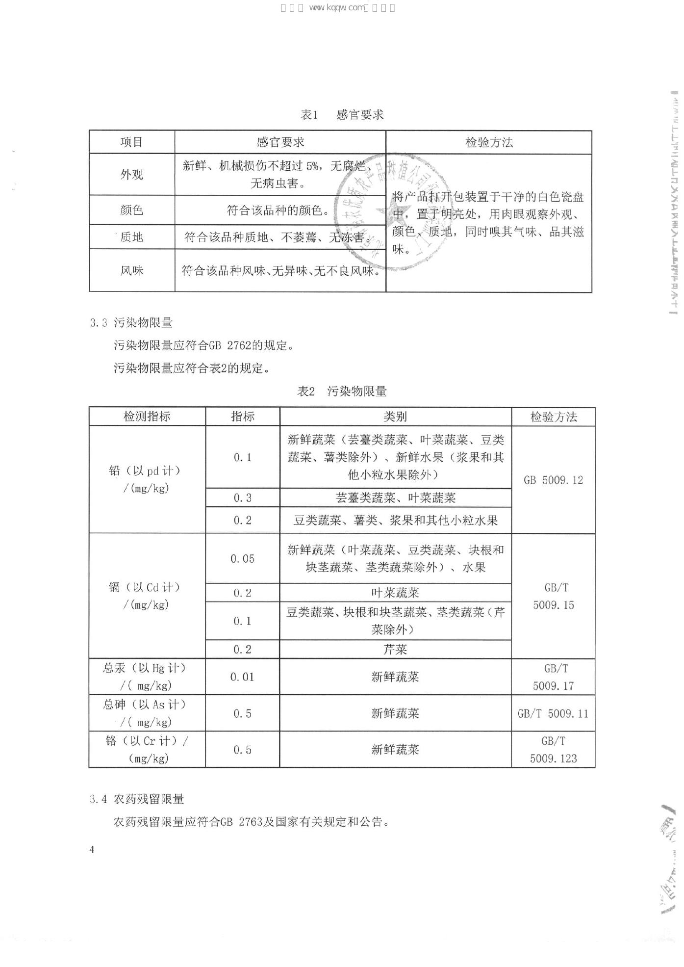 Q/HRYNY 0001-2015 标准预览