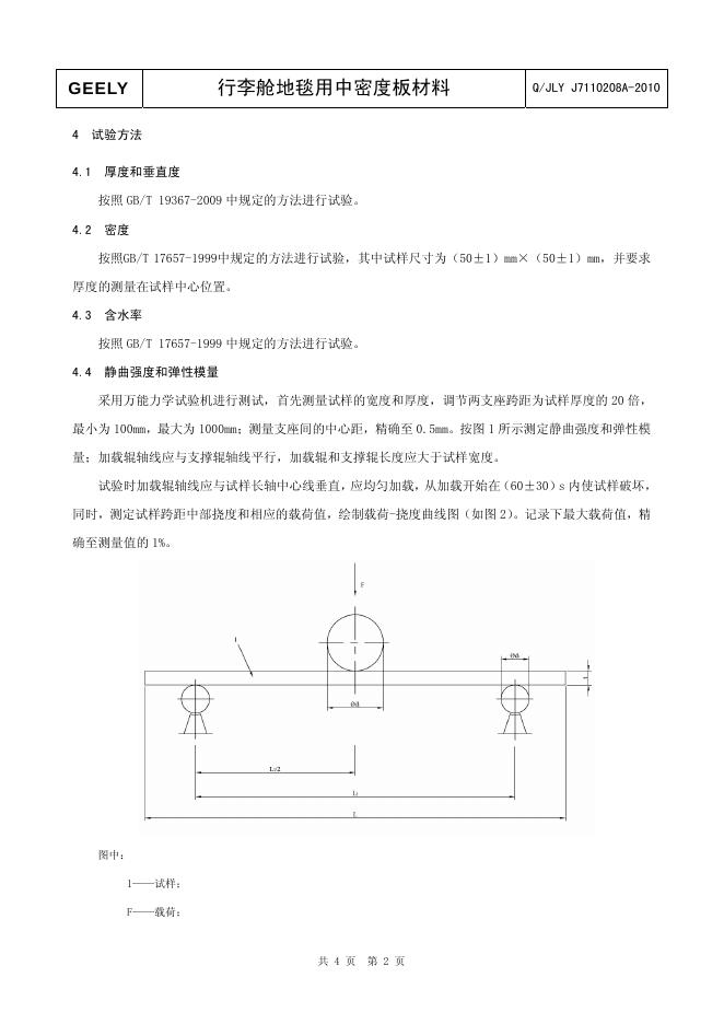 Q/JLY J7110208A-2010 标准预览