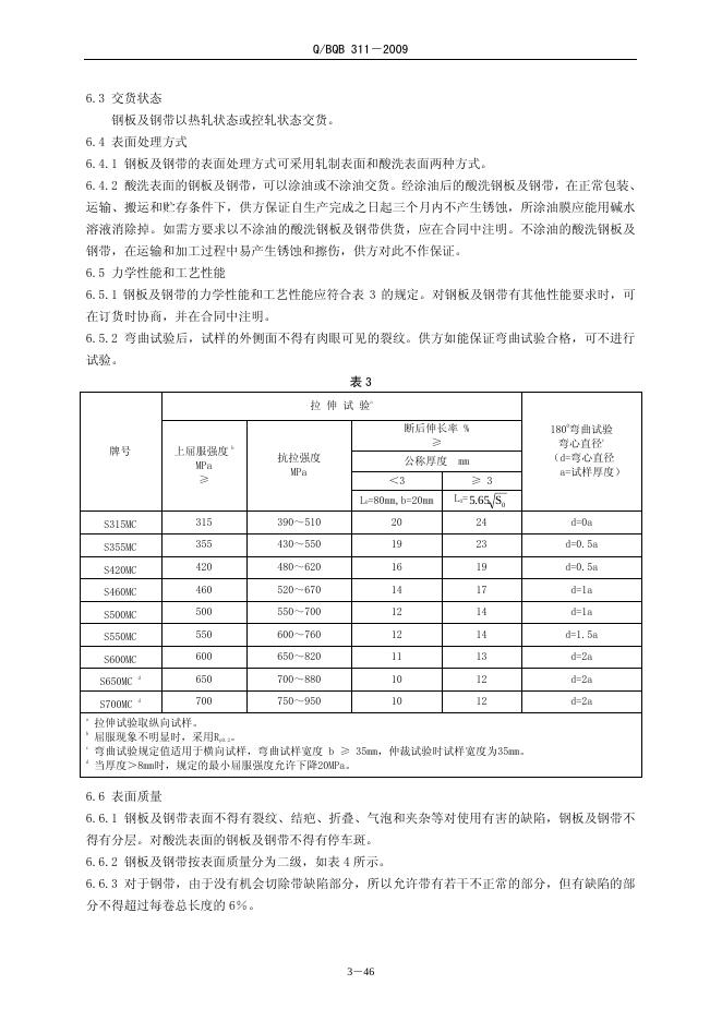 Q/BQB 311-2009 标准预览