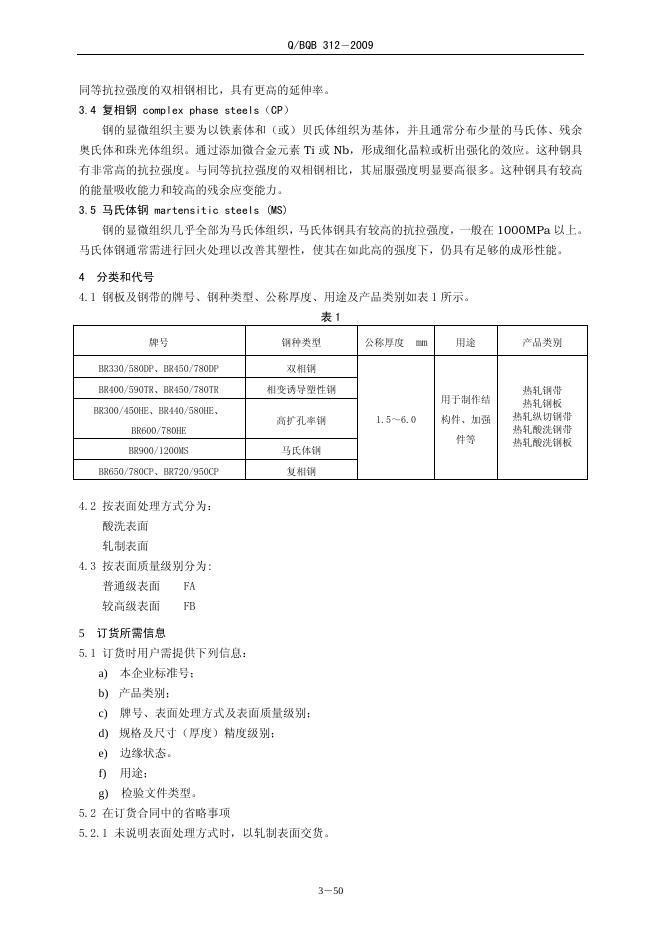 Q/BQB 312-2009 标准预览