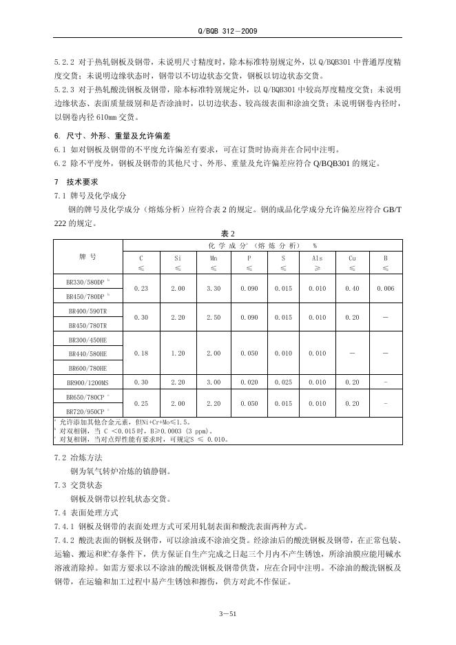 Q/BQB 312-2009 标准预览