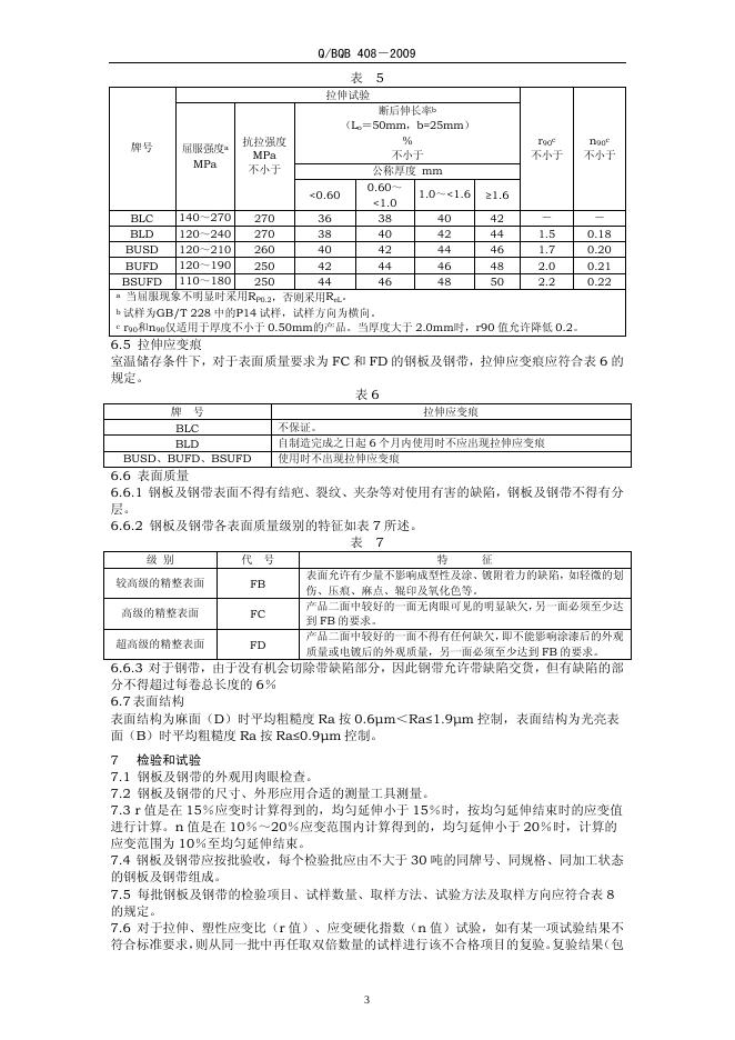 Q/BQB 408-2009 标准预览
