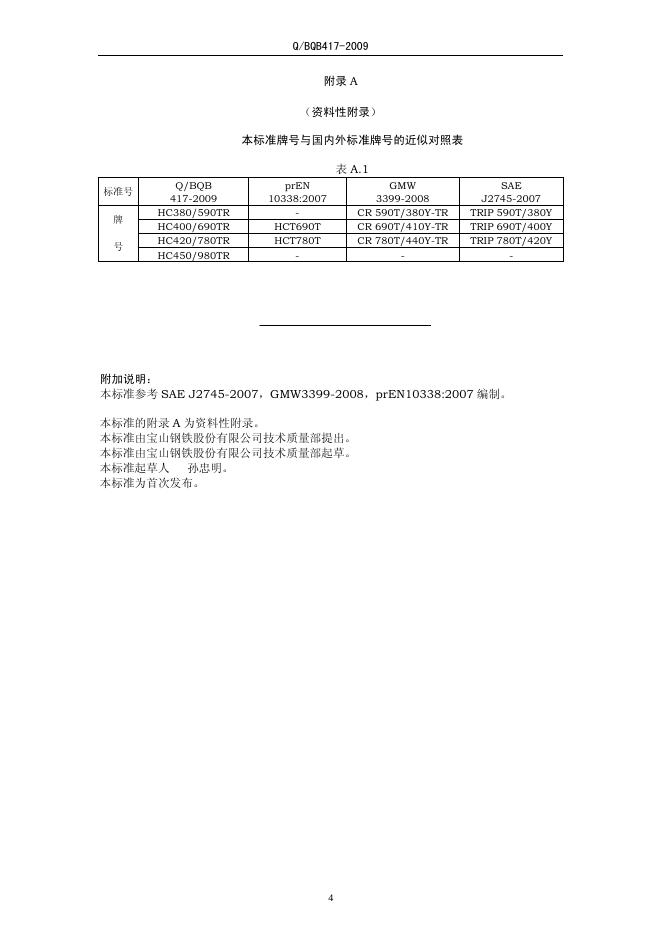 Q/BQB 417-2009 标准预览