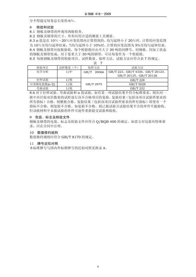 Q/BQB 418-2009 标准预览