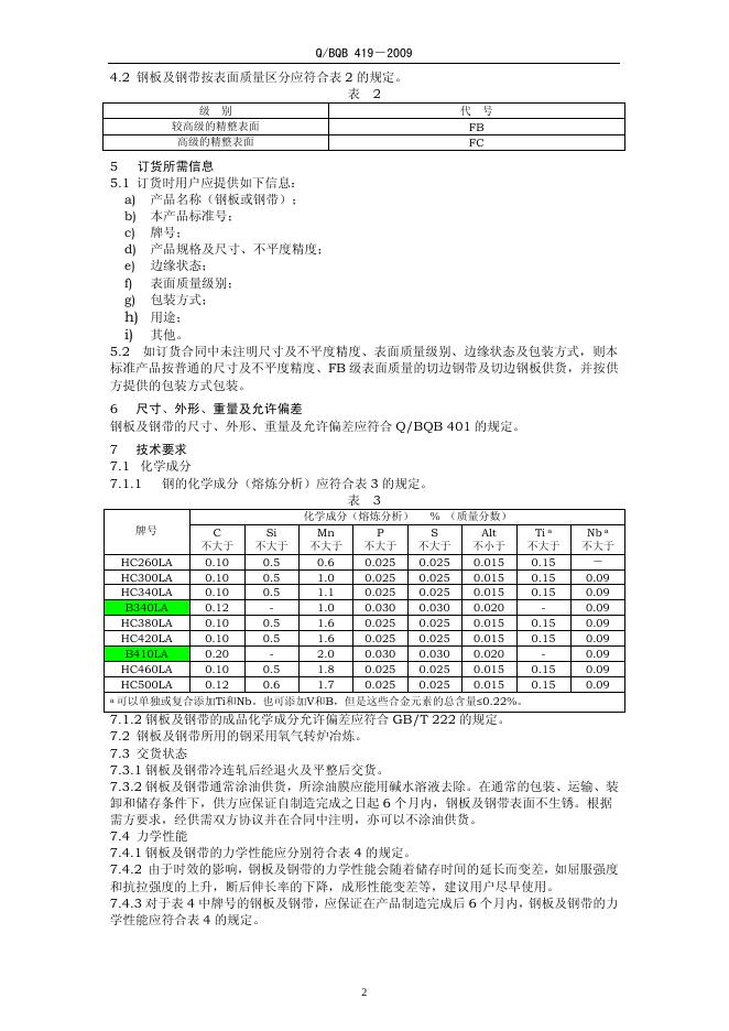 Q/BQB 419-2009 标准预览