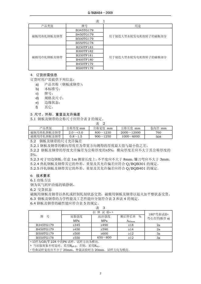 Q/BQB 484-2009 标准预览