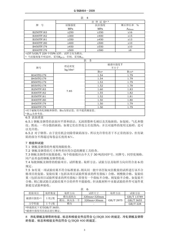 Q/BQB 484-2009 标准预览