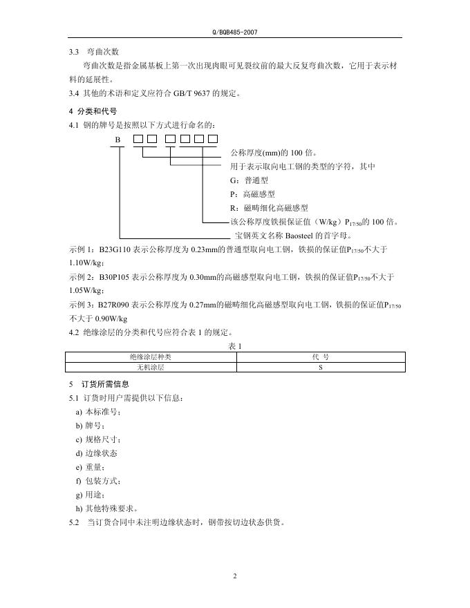 Q/BQB 485-2007 标准预览