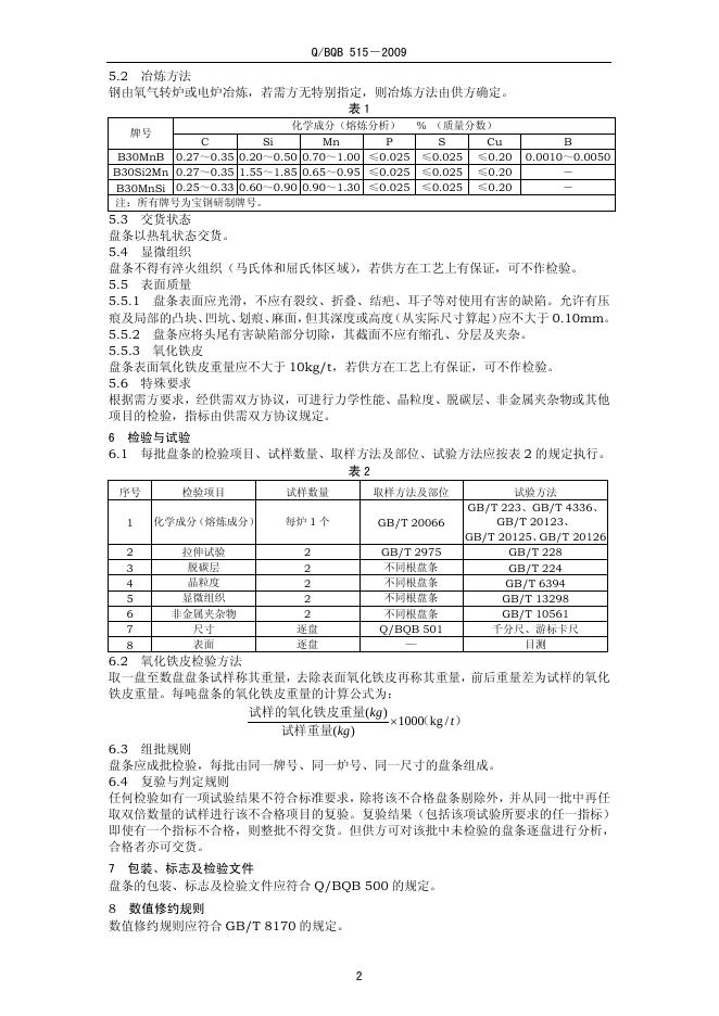 Q/BQB 515-2009 标准预览