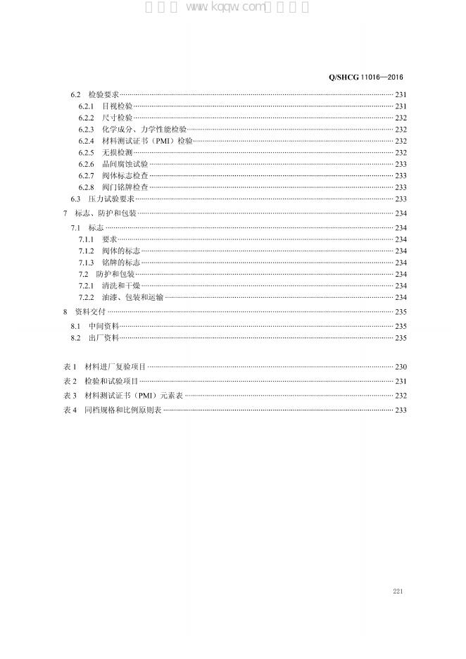Q/SHCG 11016-2016 标准预览